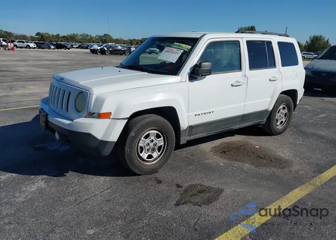 2012 Jeep Patriot Sport из США, поврежденный, VIN 1C4NJPBA3CD565454